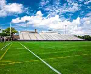 empty college football stadium