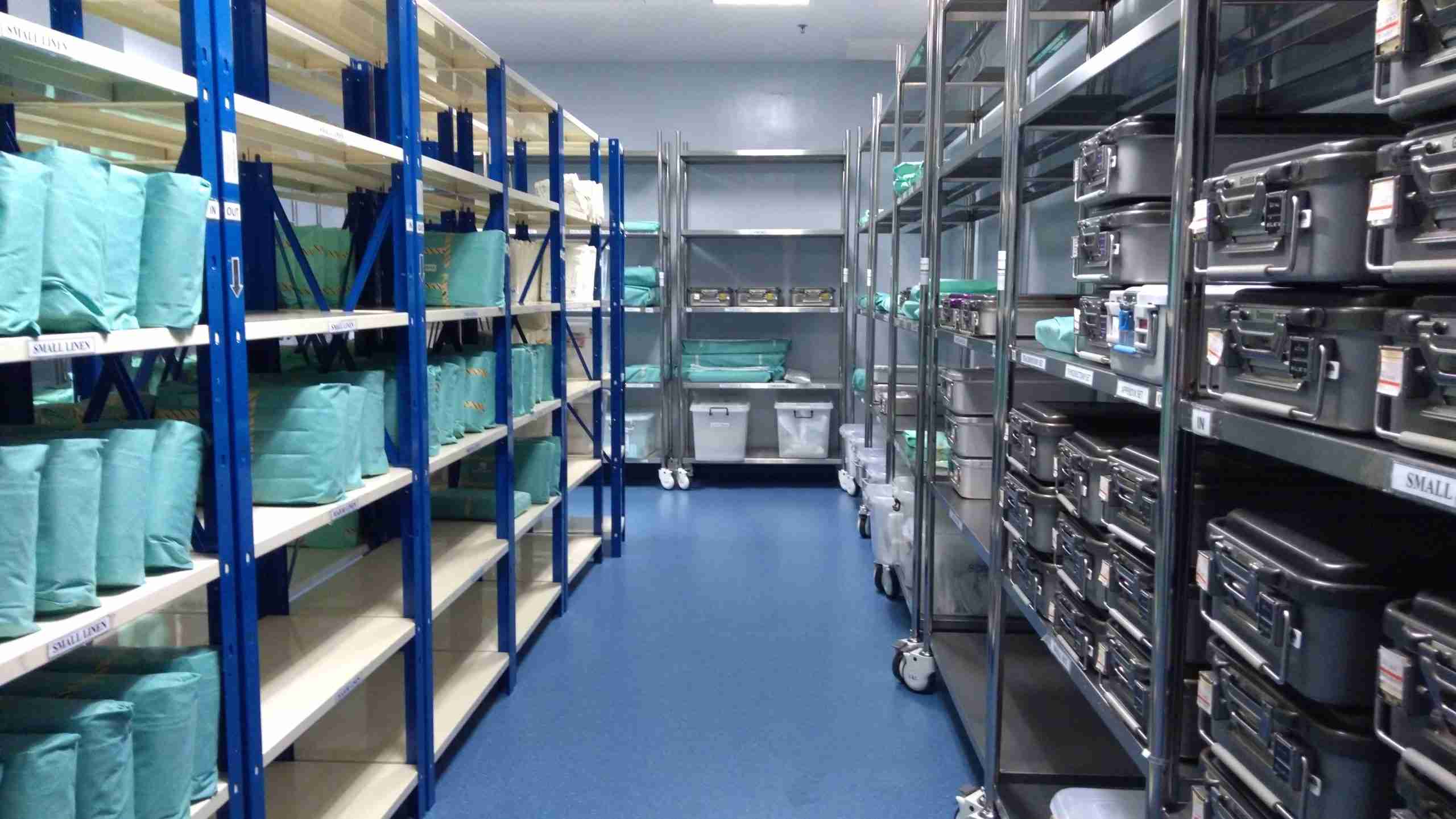 hospital storage room